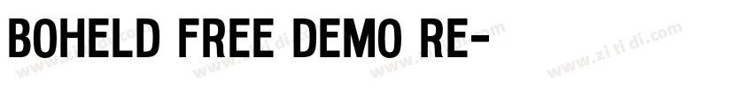 Boheld Free DEMO Re字体转换